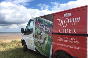 The Ty Gwyn Cider van